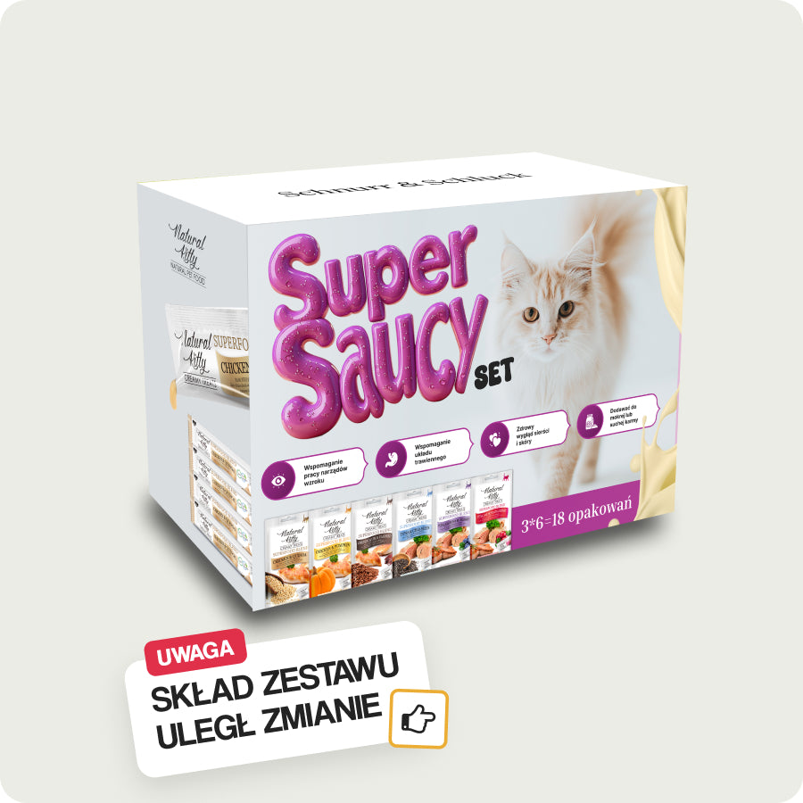 Natural Kitty Super Saucy Zestaw | Kremowe Sticki