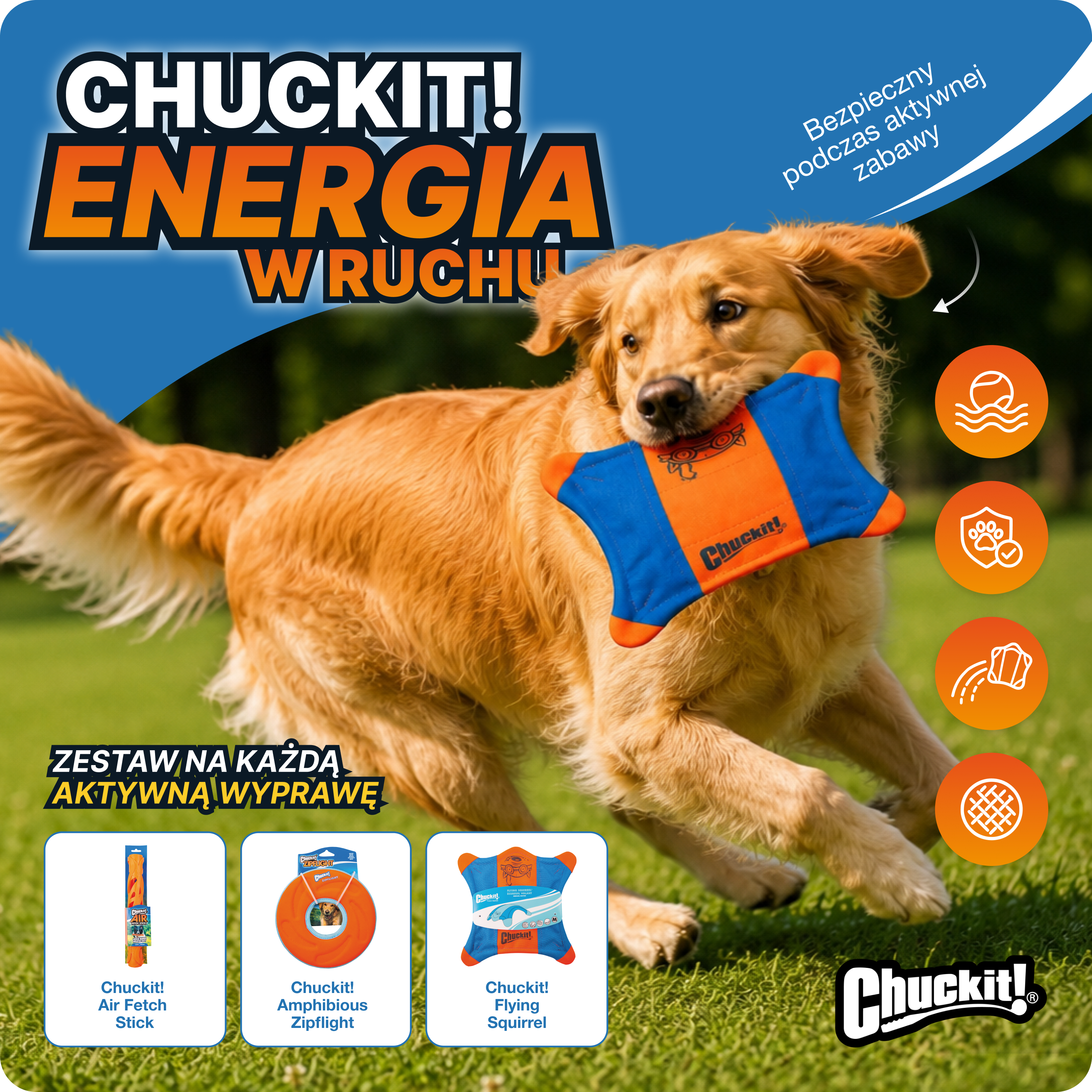 Chuckit! Energia w Ruchu