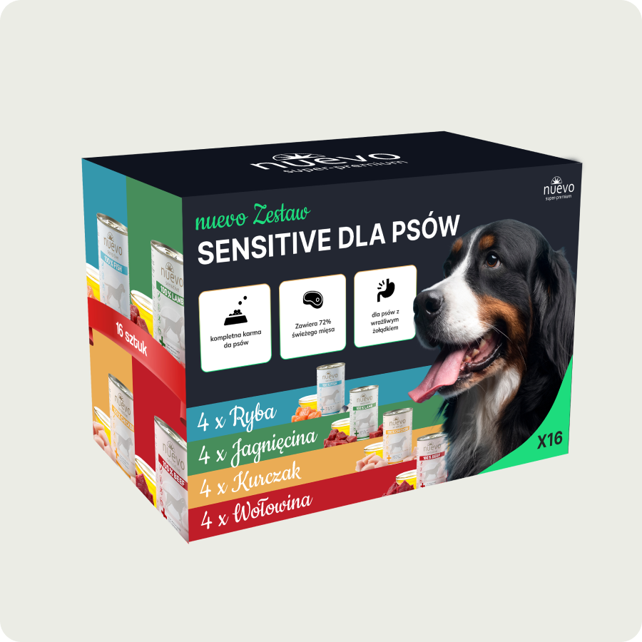 nuevo Zestaw Sensitive dla psów