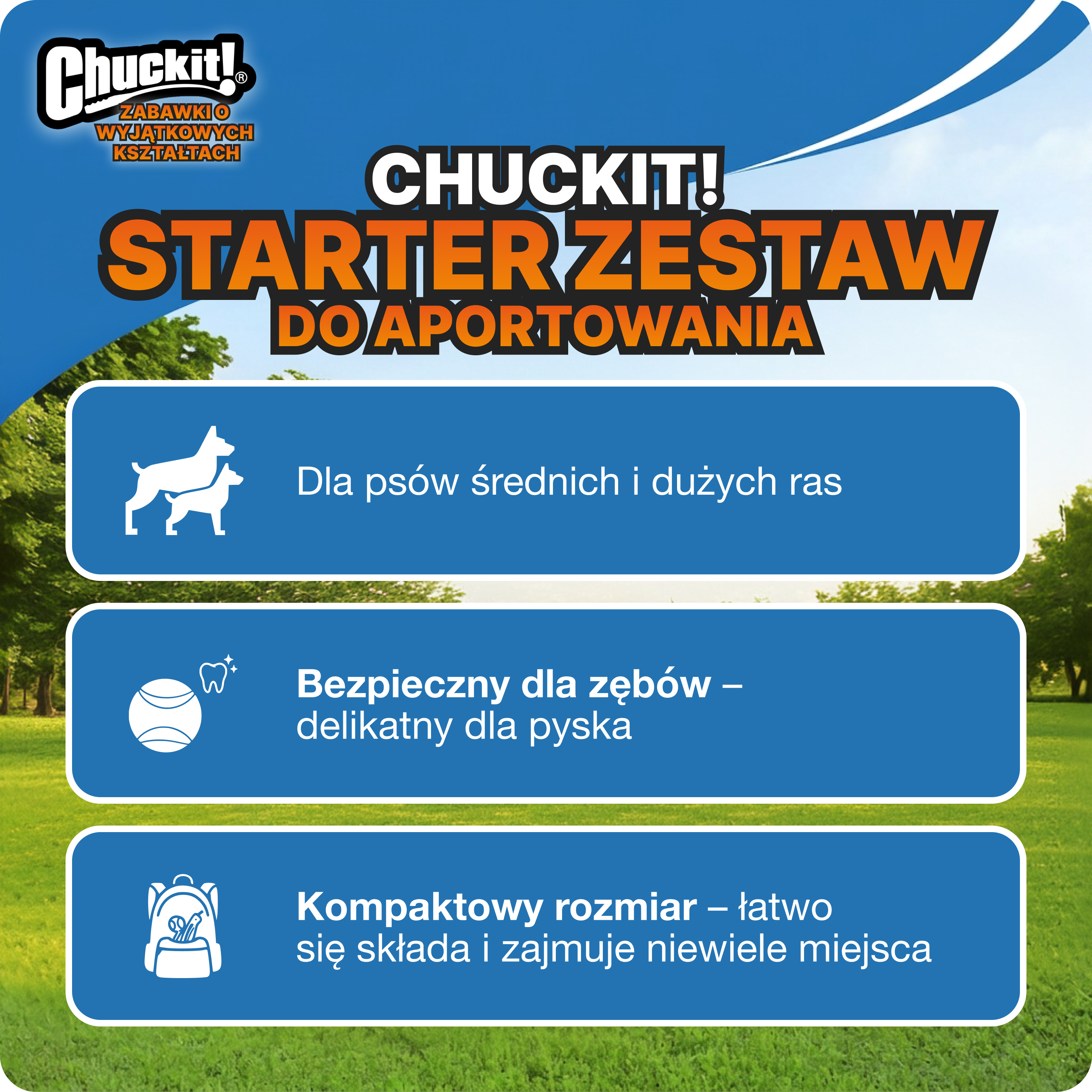 Chuckit! Startowy Zestaw do Aportowania