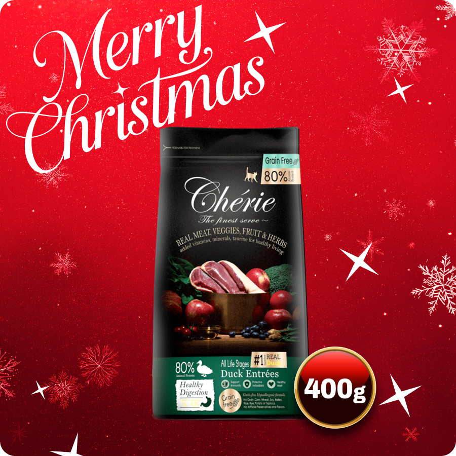 Chérie Sucha Karma Kaczka Entrées 400g. | Formuła Bezzbożowa