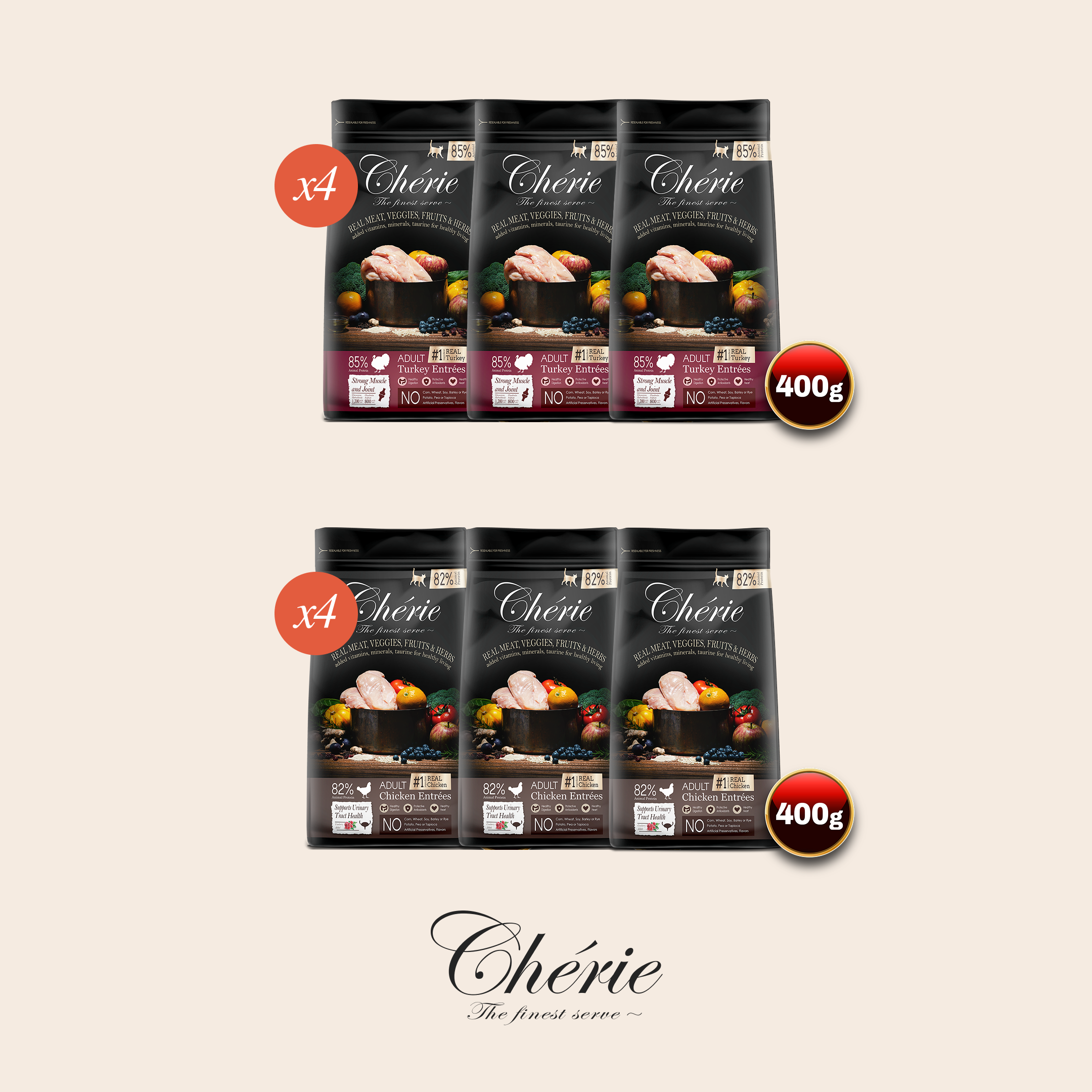 Zestaw | Sucha karma dla kotów sterylizowanych