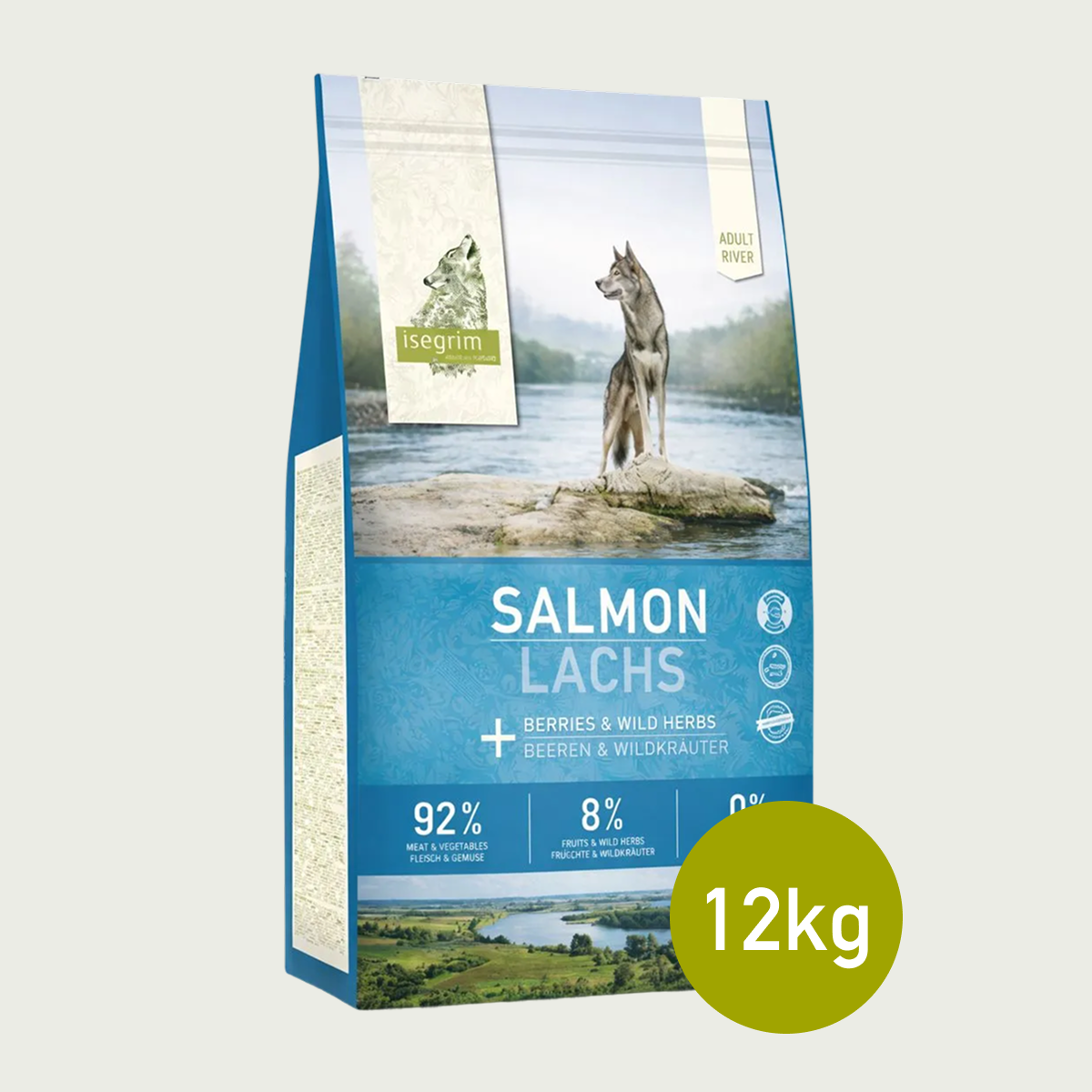 Isegrim Łosoś + jagody i dzikie zioła | Junior 12kg