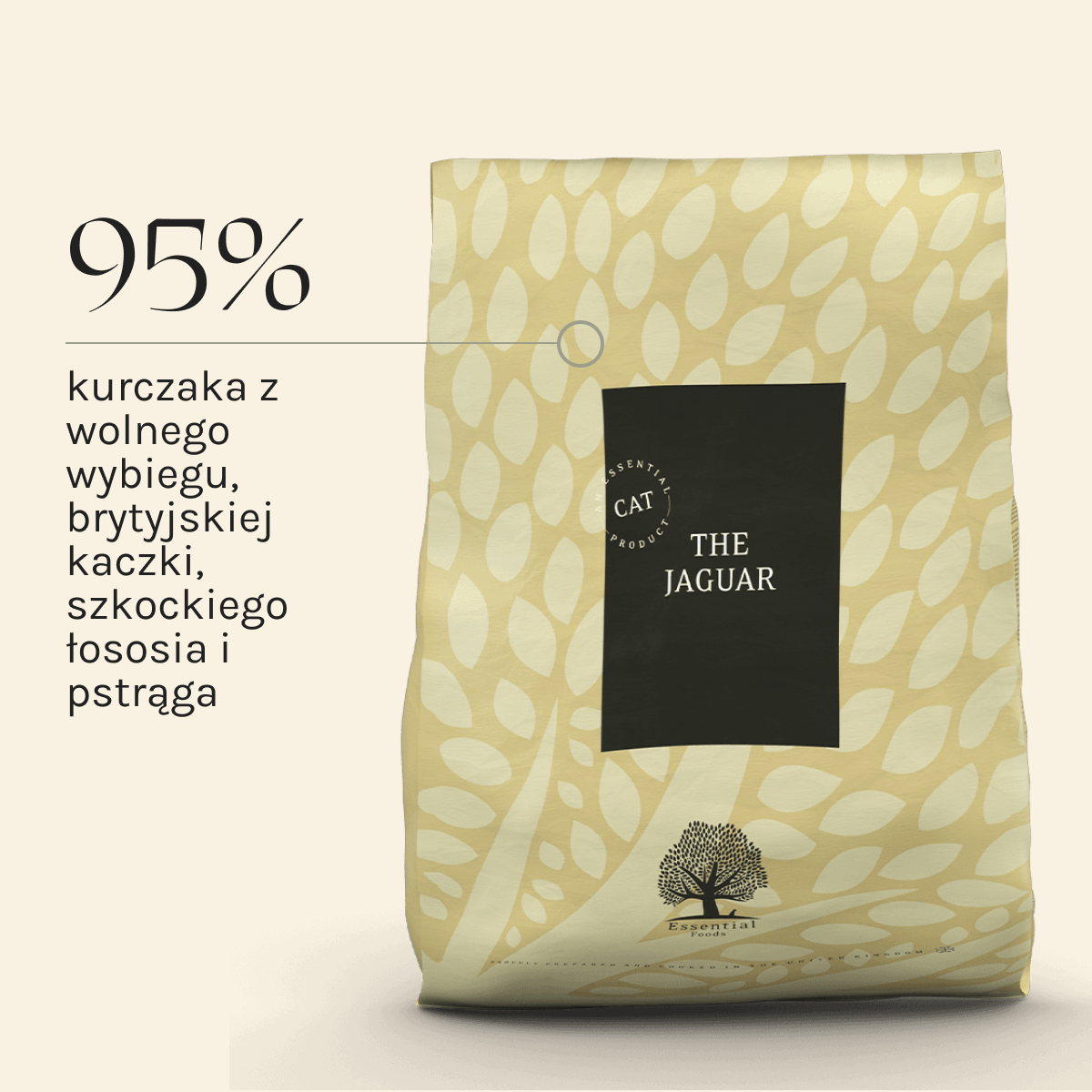 Essential the Jaguar dla Kota i Kociąt | Bez zbóż, 12kg