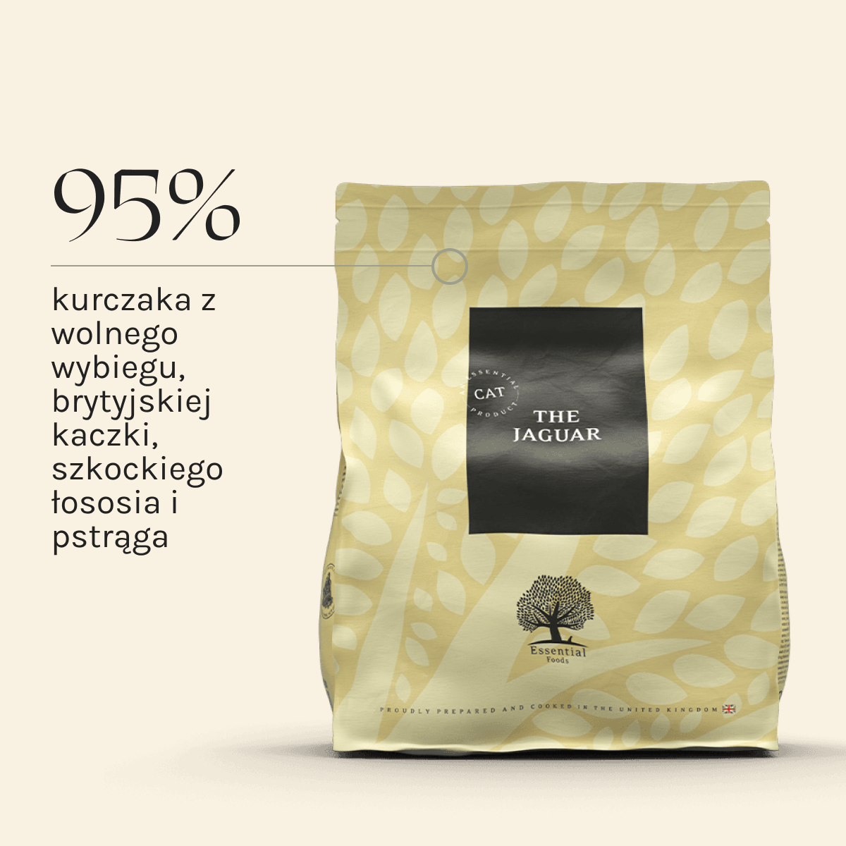 Essential the Jaguar dla Kota i Kociąt | Bez zbóż, 3kg
