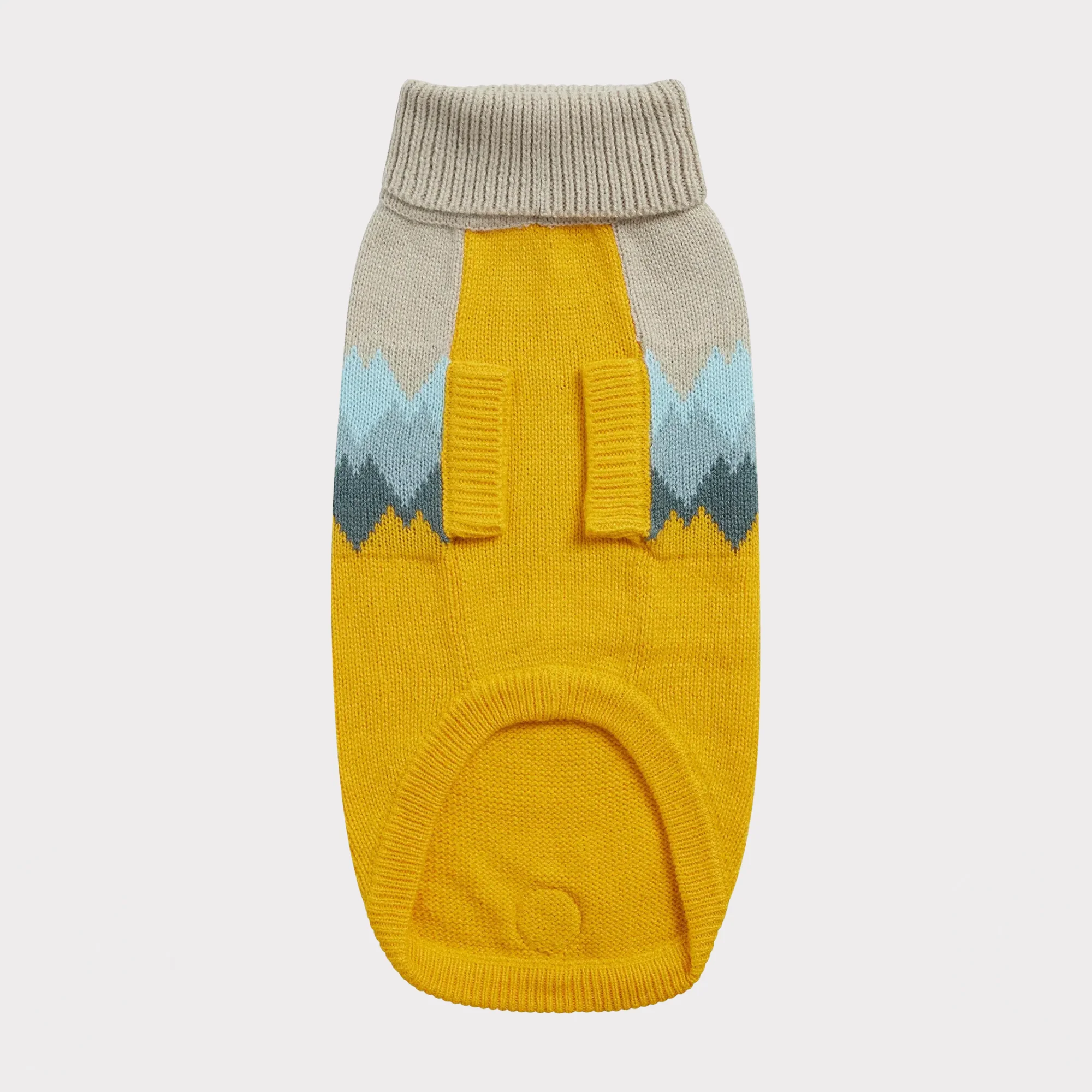 Sweter GF PET | dla Psa  | Fireside Sweater | Komfortowy i Ciepły | Żółty