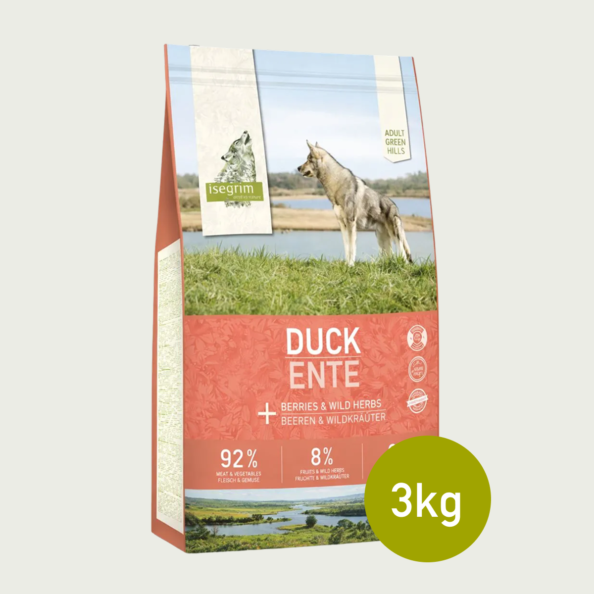 Isegrim Kaczka + Sweet Potato, Rose Hip & Wild Herbs | Adult 3kg