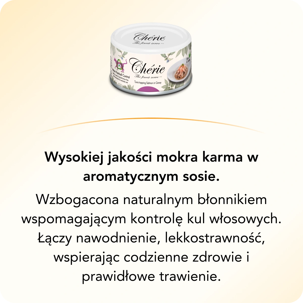 Zapobiega powstawaniu kul włosowuch