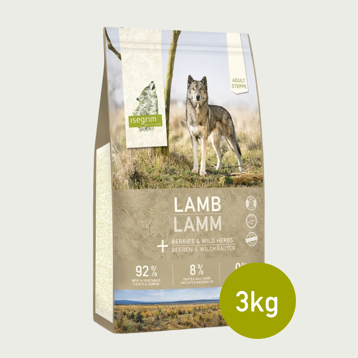 Isegrim Lamb + jagody i dzikie zioła | Adult 3kg